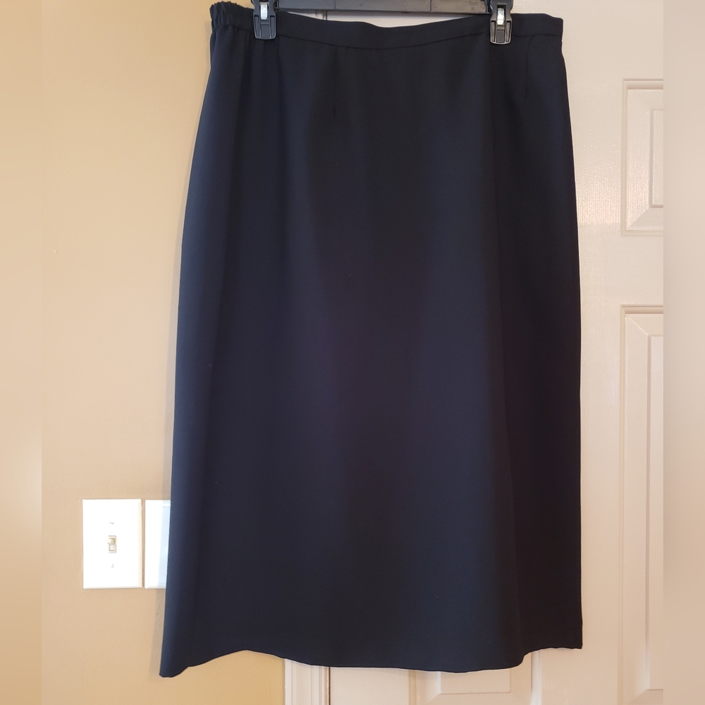 Black Maxi Pencil Skirt for Work